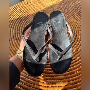 Eileen Fisher Women's Black Sandals